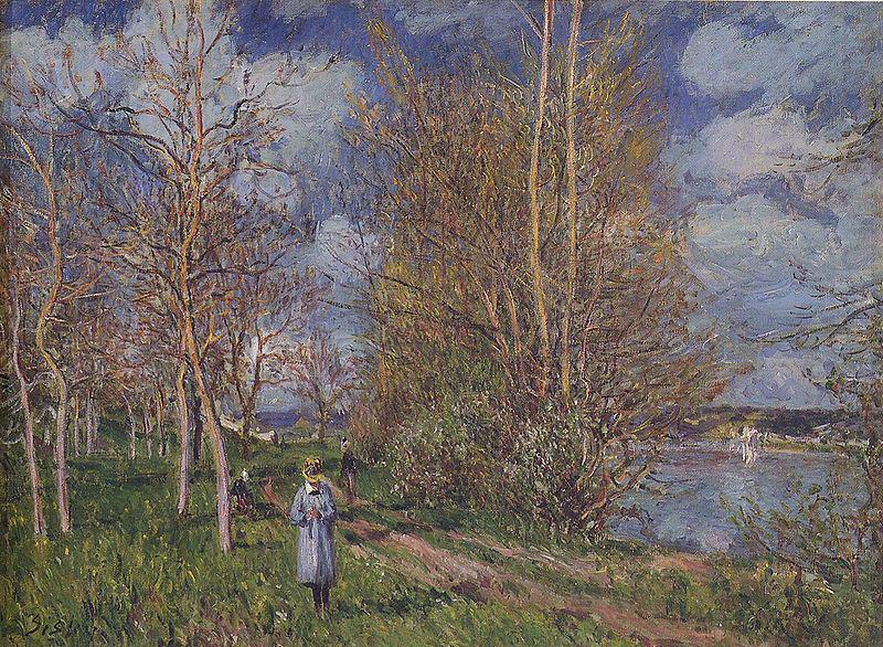 Small Meadows in Spring, Alfred Sisley